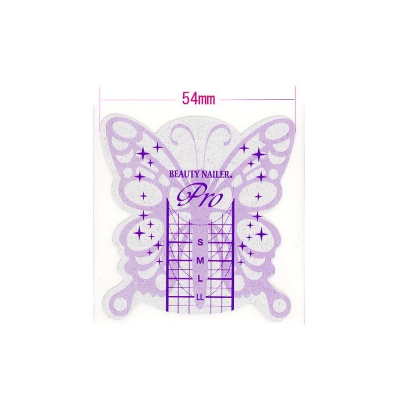 Beauty Nailer Butterfly Foam Regular 100P