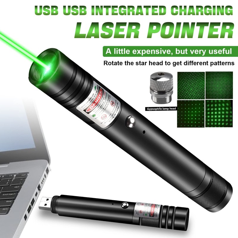 LUEIIN Long Range Laser Pointer 10000 Feet Visible Beam,USB Rechargeable