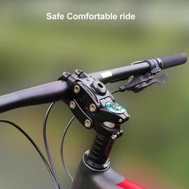 BuyWeek Bicycle Stem, Shock Absorbing Bicycle Handlebar Stem, Aluminium Alloy Bicycle Handlebar Stem, Bicycle Shock Absorber, Suspension Stem for Mountain Bike, Road Bike