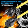 Tellegloww 30ft Nema 6-15 Extension Cord 6-15p Male to 6-15r