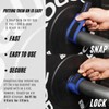 SnapClips Barbell Collars | Pair of 2” Olympic Barbell Clamps