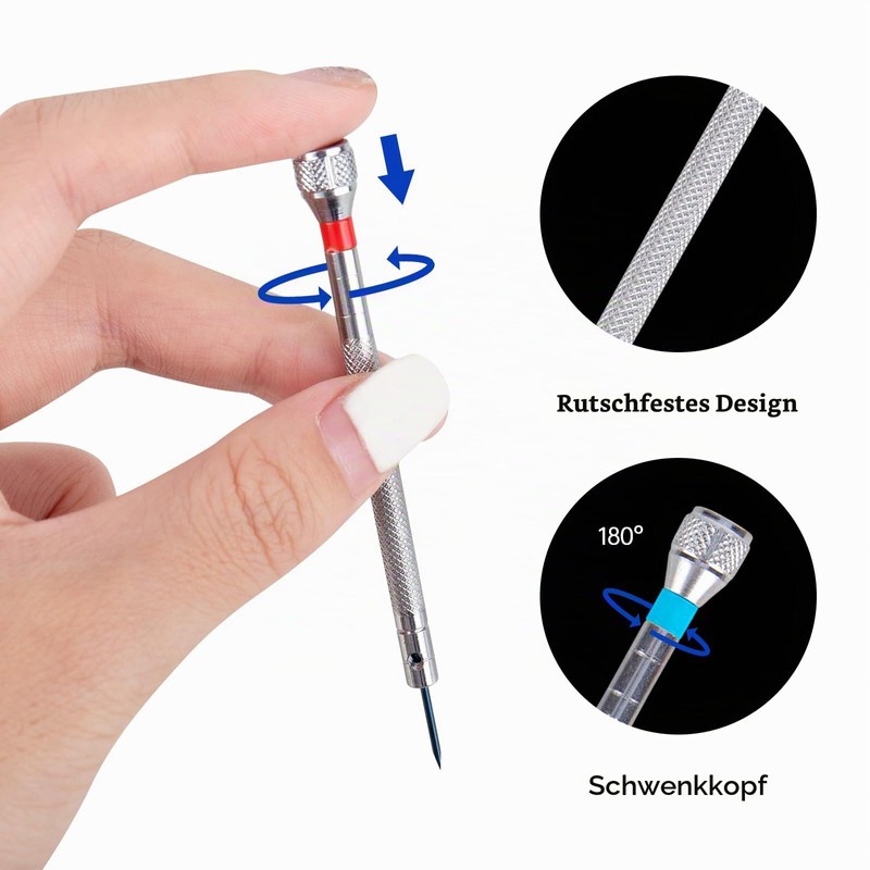 13-Piece Precision Screwdriver, Screwdriver for Watchmakers, Watchmakers Screwdriver Set with