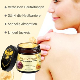 Bee Venom Complete Cream, Pack of 2 Bee Venom Ointment, Bee Venom Skin Care Gel, Bee Venom Cream for Relieves Dry Skin, Hydration, Gentle Care, Bee Venom Repair Cream (Pack of 3)