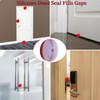 T Shape Door Seal Strip for Door & Windows Gaps，Draft