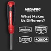 Ratcheting Screwdriver - 13-in-1 Multi Bit Screw Driver w/ ¼"
