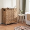 Laundry Hamper with Wheels&Lid, 50.2 Gallons(190L) Rolling Laundry Basket with
