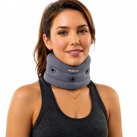 Wonder Care Collar cervical suave Collar ajustable Soporte para el cuello Soporte para el cuello Collar suave para el dolor de cuello y soporte para m