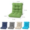 Patio Chair Seat Cushions with Back - Water-resistant Thicken DurableTufted