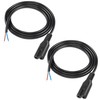 MEIRIYFA IEC320 C7 Power Cable Pigtail Cord,C7 Female Plug Bare