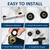 YYTECH Shower Mixer Tap Single Lever Shower Wall Mounted Surface-Mounted