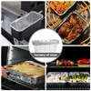 Stanbroil Grease Drip Pan with 10-Pack Disposable Foil Liners, Compatible