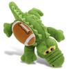 DolliBu Green Alligator Stuffed Animal with Football Plush - Soft