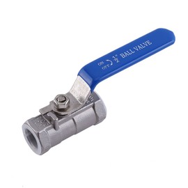 Stainless Steel Ball Valve SUS304 Thread Pipe Ball Valve (1-way DN15 1/2")