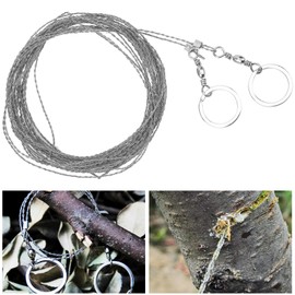Survival Wire Saw, 10m Universal Stainless Steel Saw Outdoor Fretsaw Emergency Protection Hand