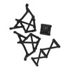 RC Spare Tire Bracket Standard Sturdy Plastic Spare Tire Holder