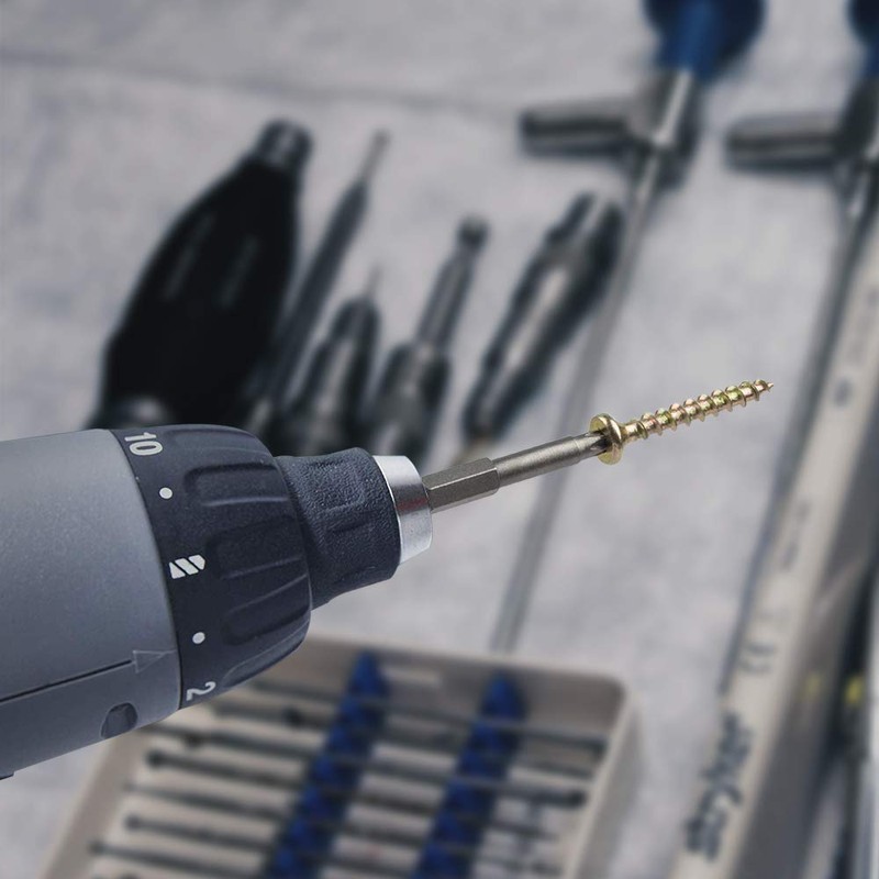 12 Pack 50mm Torx Screwdriver Bit Sets,YuCool 1/4 inch Hex