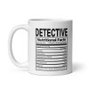 Detective Nutritional Label Mug