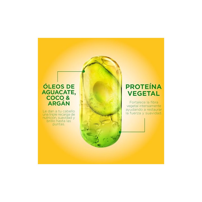 Garnier, Fructis Crema Para Peinar 10 En 1 Recarga Nutritiva,