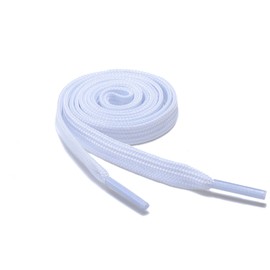 AOMIDI Flat Shoelaces Wide Shoes Lace (3 Pair) - Wide Shoelaces - Flat Shoe Laces for Sneakers and Shoes, White, 45" inches (114 cm)