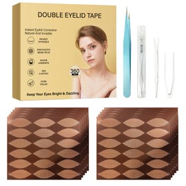 Eyelid Lifter Strips, 360Count Eyelid Tape, Glue-Free Eyelid Tape for Hooded Eyes Invisible, Instant Eyelid Lift for Heavy Saggy, Uneven,Hooded, Mono-eyelids