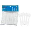 PANA USA 100 Pieces Disposable Makeup Frosted Tip Angled Spatula