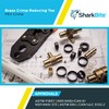 SharkBite 1-1/2 x 1-1/2 x 1 Inch Brass Crimp Reducing