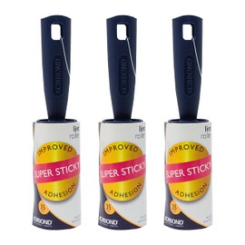 Korbond 3 Pack Lint Rollers – 105 Sticky Easy to Peel Paper Sheets - Suitable for ALL FABRIC TYPES…