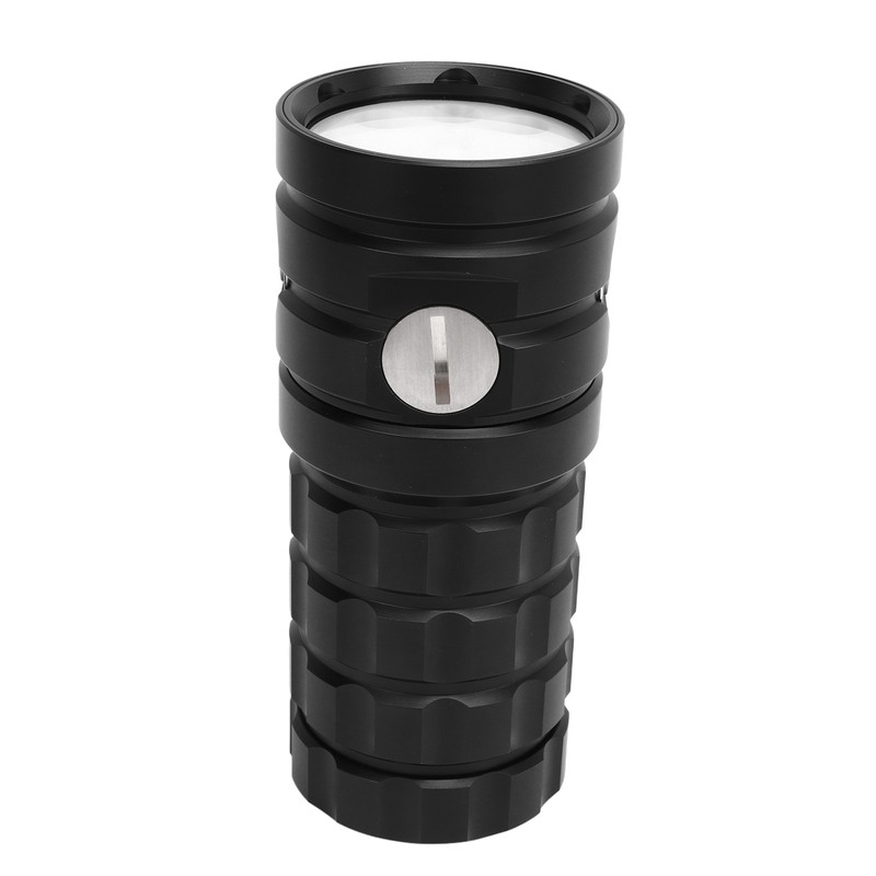 Diving Flashlight Super Bright Flashlight 18000LM Aluminum Alloy IPX8 Waterproof