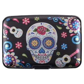 BOHONG Credit Card Holder Mini RFID Blocking Aluminum Wallet Slim Metal Hard Case Travel Wallet ID Case for Women and Men