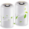 2 Pack YARIKI Air Purifiers for Bedroom with Essential Oil