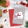 Whaline 36 Pack Merry Christmas Greeting Card Gray Polar Bear