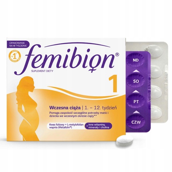 P&G Health Germany Femibion 1 Early Pregnancy Tablets, Pack of 56