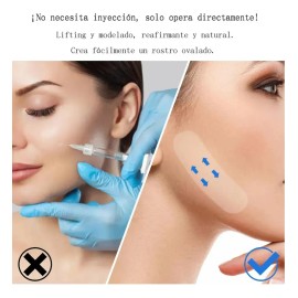 Cintas Lifting Facial Invisibles Moldeador Rostro
