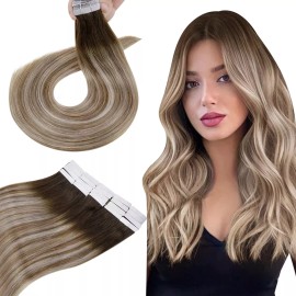 Hetto Extensiones De Cabello 100% Real 50gr 20in #3 Castaño Oscuro