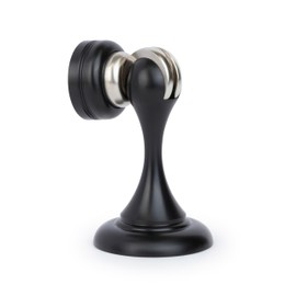 MEGA HANDLES Magnetic Door Stopper - Strong Magnetic Door Catch with Screws - Modern Door Stoppers for Bottom of Door to Keep Your Door Open - Magnetic Door Stoppers for Wall - Matte Black (1 Pack)