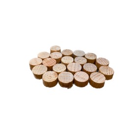Oak Wood Plugs 1/2 inch, Screw Hole Plugs, Flat Head Wood Plugs (50)