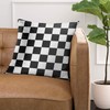 Emvency Set of 2 Throw Pillow Cover Race Classic Checkered