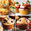 CAKETIME Large Muffin Pan, Metal Reinforced Frame 3.5 Inch Jumbo