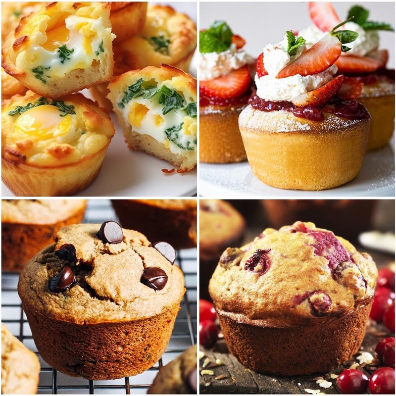 CAKETIME Large Muffin Pan, Metal Reinforced Frame 3.5 Inch Jumbo