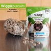 V-Dog Vegan Wiggle Biscuit Organic Dog Treats, Peanut Butter, 10