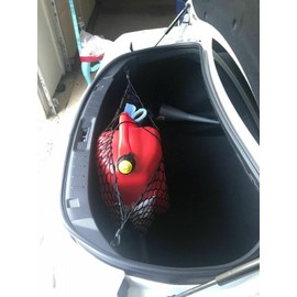 EACCESSORIES EA Rear Trunk Organizer Cargo Net for Nissan GT-R 2009-2022 - Envelope Style Cargo Net for Coupe - Premium Mesh Elastic Car Trunk Organizer Vehicle Carrier Storage – Compatible with GT-R