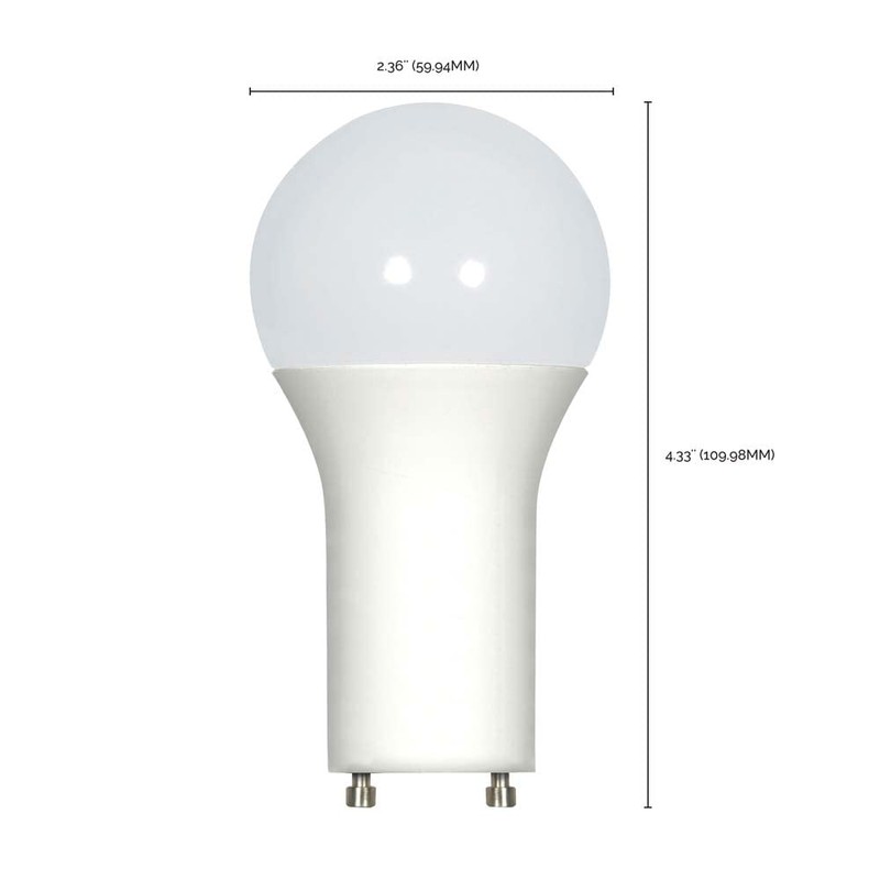 Satco S28485, 11.5 Watt, 90CRI, 4000K, GU24 Base, 220 Deg.