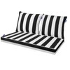 INFBLUE Outdoor Loveseat Cushion Set 46'' x 26'', Outdoor Deep