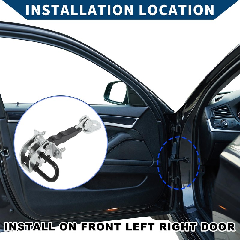 Hihaha No.50512114 Door Check Strap Stopper Limiter for Alfa ROMEO