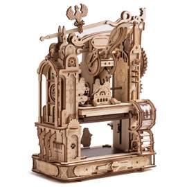 3D Puzzles for Adults - Wooden Puzzles for Adults, Classic Printing Press Building Kits, Wood Puzzles