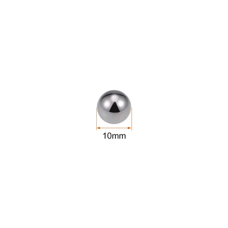 sourcing map 10mm Carbon Steel Bearing Balls Precision Balls 50pcs