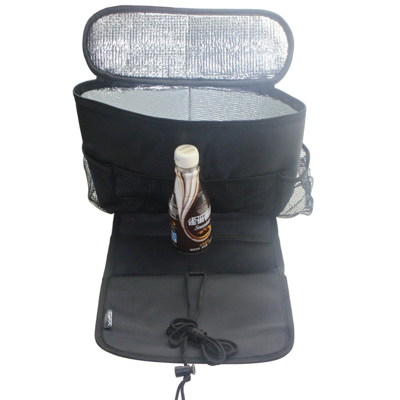 セイワ(SEIWA) 車内用品 保冷保温シートバックポケット ブラック W700