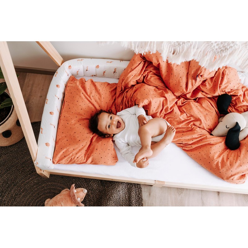 Träumeland GmbH Cuddly Cushion Cloud Moon Rust, 36 x 21