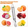 Stainless Steel Orange Peeler | Easy to Peel | Long