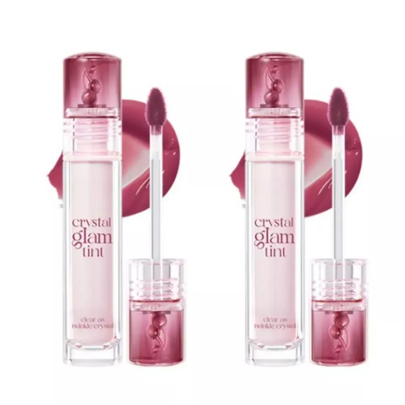 Clio 클리오 크리스탈 글램 볼륨 립틴트 26 모브 체리 X2개
